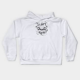 scary night Kids Hoodie